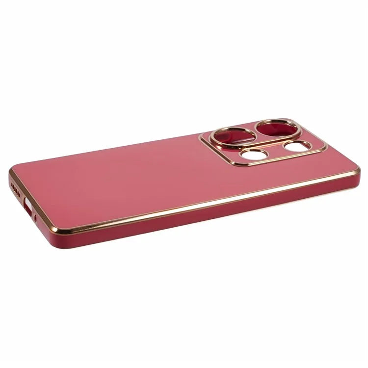 For Xiaomi Redmi Note 13 Pro 4G / Poco M6 Pro 4G Case TPU Phone Cover 6D Electroplating Aesthetic Trendy