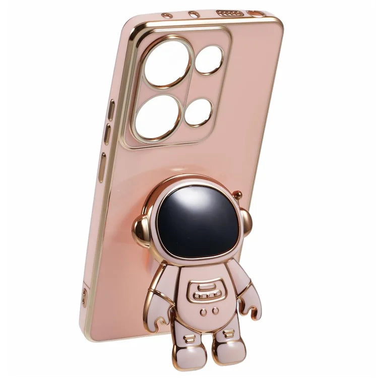 For Xiaomi Redmi Note 13 Pro 4G Case Cute 3D Astronaut Kickstand TPU Phone Cover