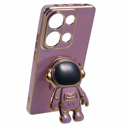 For Xiaomi Redmi Note 13 Pro 4G Case Cute 3D Astronaut Kickstand TPU Phone Cover