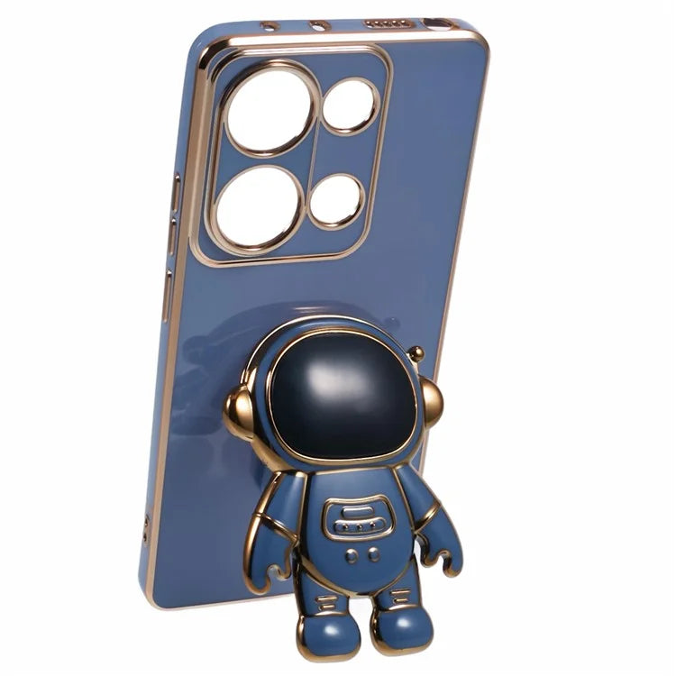 For Xiaomi Redmi Note 13 Pro 4G Case Cute 3D Astronaut Kickstand TPU Phone Cover