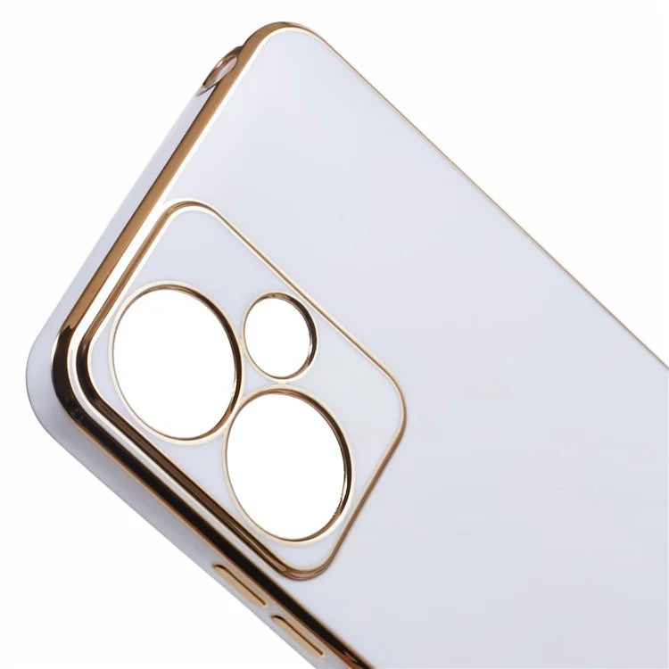For Xiaomi Redmi 13C 5G / Redmi 13R 5G / Poco M6 5G Case TPU Soft Phone Cover 6D Electroplating