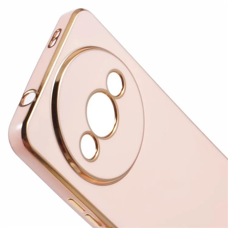For Xiaomi Redmi A3 4G / Poco C61 4G Case 6D Electroplating TPU Phone Cover Precise Cutouts