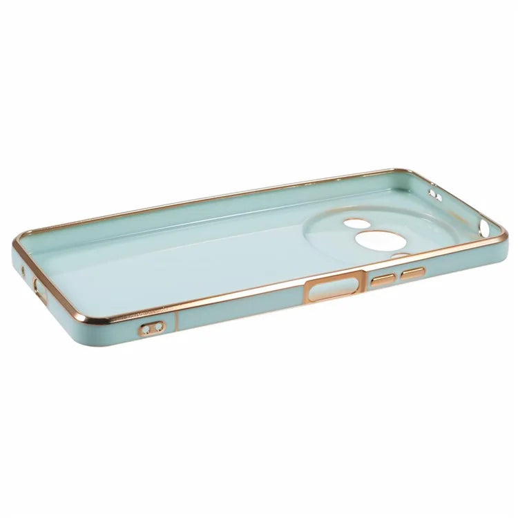 For Xiaomi Redmi A3 4G / Poco C61 4G Electroplating Case Astronaut Kickstand Design TPU Phone Cover