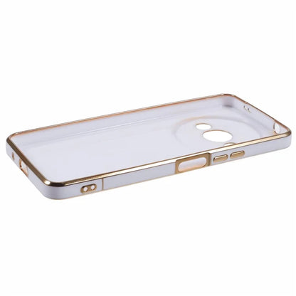 For Xiaomi Redmi A3 4G / Poco C61 4G Electroplating Case Astronaut Kickstand Design TPU Phone Cover