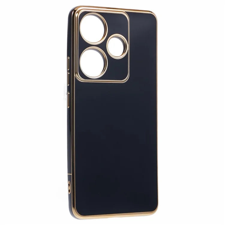 For Xiaomi Redmi Turbo 3 5G / Poco F6 5G Case Soft TPU Anti-Scratch Phone Cover 6D Electroplating
