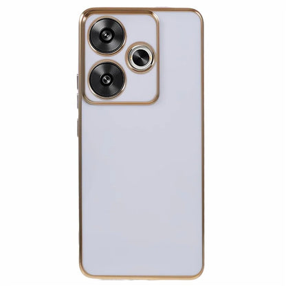 For Xiaomi Redmi Turbo 3 5G / Poco F6 5G Case Soft TPU Anti-Scratch Phone Cover 6D Electroplating