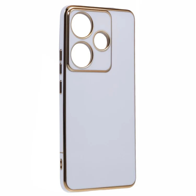 For Xiaomi Redmi Turbo 3 5G / Poco F6 5G Case Soft TPU Anti-Scratch Phone Cover 6D Electroplating