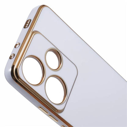 For Xiaomi Redmi Turbo 3 5G / Poco F6 5G Case Soft TPU Anti-Scratch Phone Cover 6D Electroplating