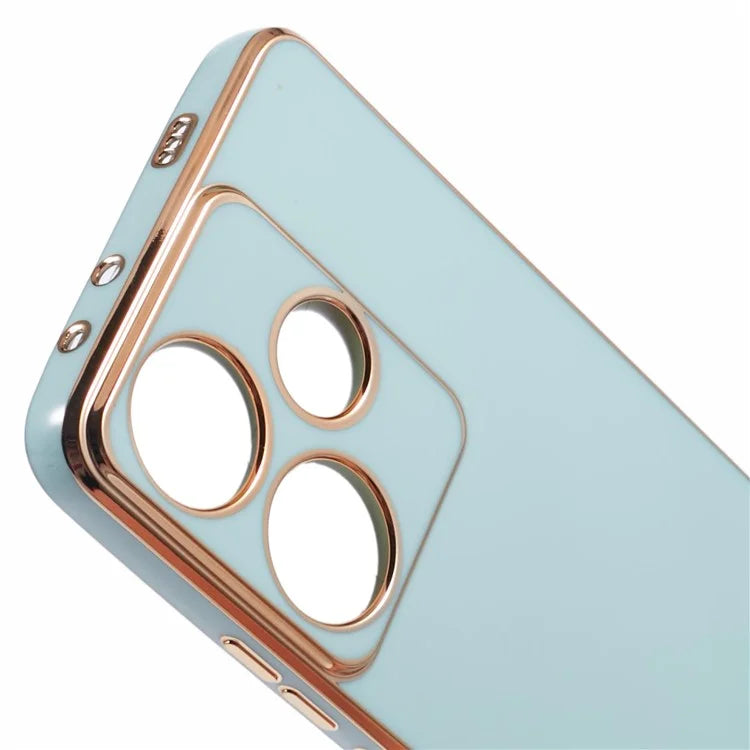 For Xiaomi Redmi Turbo 3 5G / Poco F6 5G Case Soft TPU Anti-Scratch Phone Cover 6D Electroplating