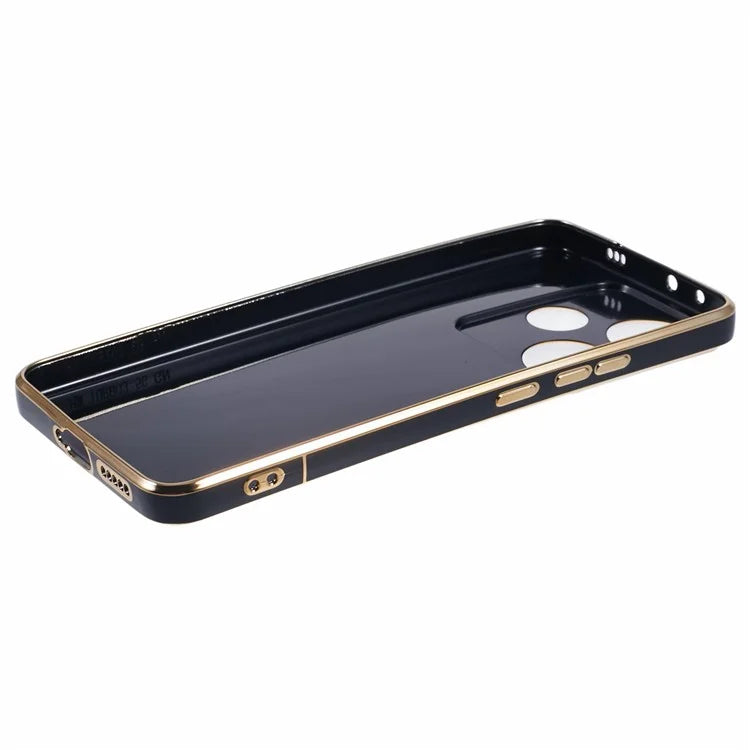 For Xiaomi Redmi Turbo 3 5G / Poco F6 5G Case TPU Phone Cover Electroplating Astronaut Hidden Kickstand