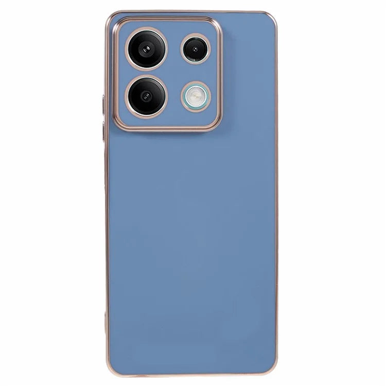 For Xiaomi Redmi Note 13 5G / Note 13R Pro 5G Case 6D Electroplating TPU Phone Cover Camera Lens Protection