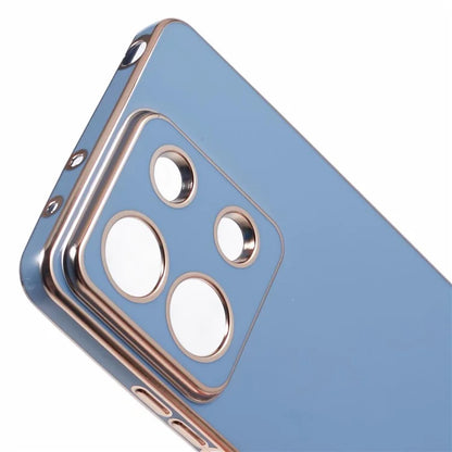 For Xiaomi Redmi Note 13 5G / Note 13R Pro 5G Case 6D Electroplating TPU Phone Cover Camera Lens Protection