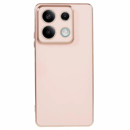 For Xiaomi Redmi Note 13 5G / Note 13R Pro 5G Case 6D Electroplating TPU Phone Cover Camera Lens Protection