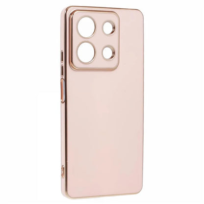 For Xiaomi Redmi Note 13 5G / Note 13R Pro 5G Case 6D Electroplating TPU Phone Cover Camera Lens Protection