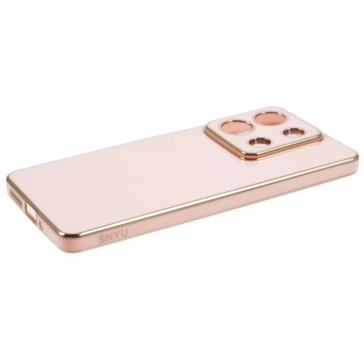 For Xiaomi Redmi Note 13 5G / Note 13R Pro 5G Case 6D Electroplating TPU Phone Cover Camera Lens Protection