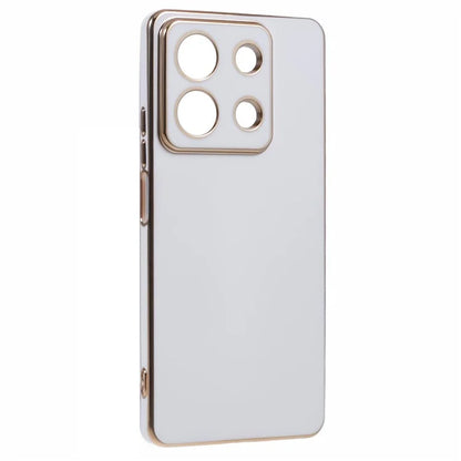 For Xiaomi Redmi Note 13 5G / Note 13R Pro 5G Case 6D Electroplating TPU Phone Cover Camera Lens Protection