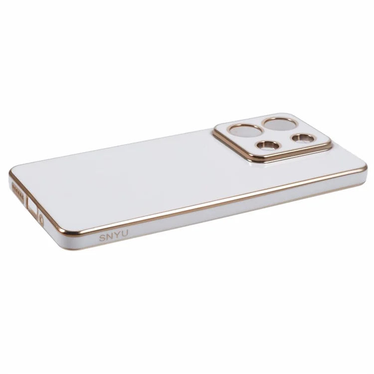 For Xiaomi Redmi Note 13 5G / Note 13R Pro 5G Case 6D Electroplating TPU Phone Cover Camera Lens Protection