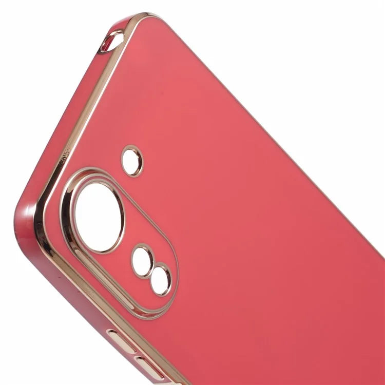 For Xiaomi Redmi 13C 4G / Poco C65 4G Case 6D Electroplating TPU Soft Back Cover
