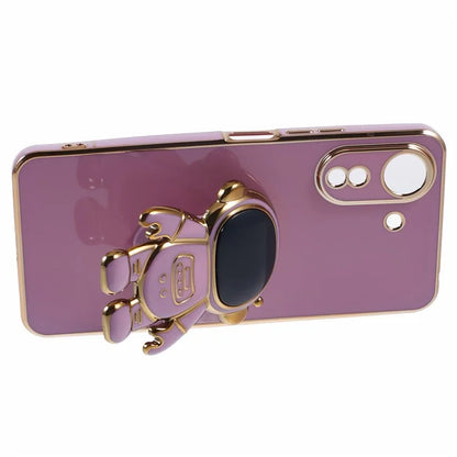 For Xiaomi Redmi 13C 4G / Poco C65 4G Case Astronaut Hidden Kickstand TPU Soft Phone Cover