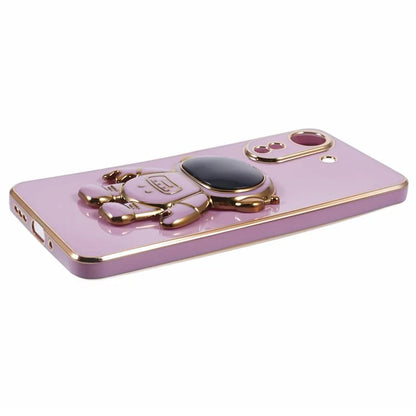 For Xiaomi Redmi 13C 4G / Poco C65 4G Case Astronaut Hidden Kickstand TPU Soft Phone Cover