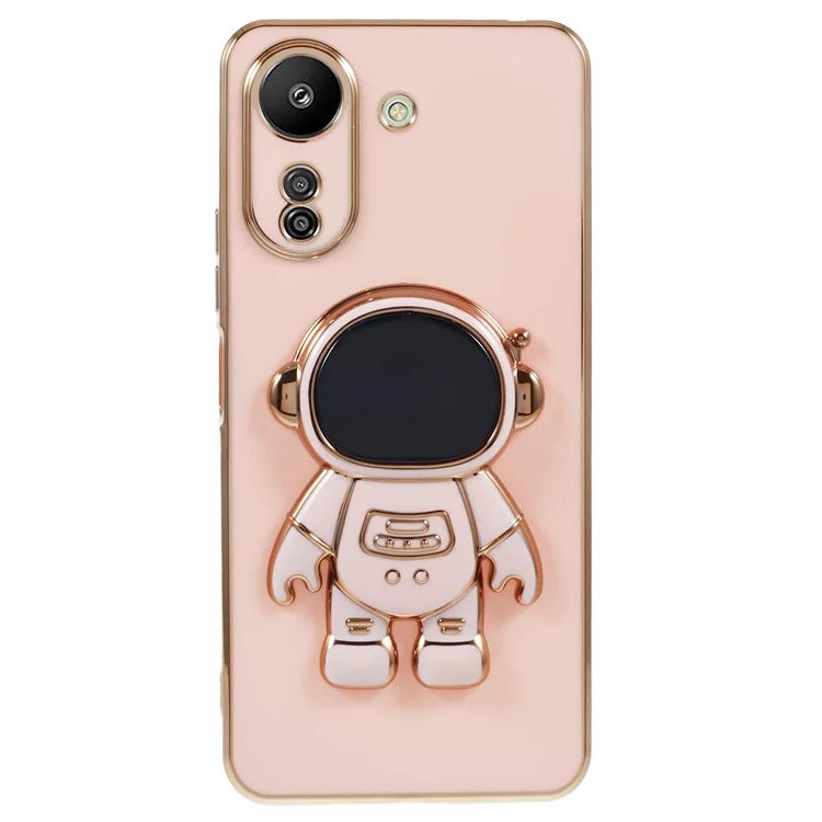 For Xiaomi Redmi 13C 4G / Poco C65 4G Case Astronaut Hidden Kickstand TPU Soft Phone Cover