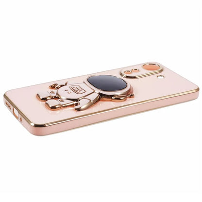 For Xiaomi Redmi 13C 4G / Poco C65 4G Case Astronaut Hidden Kickstand TPU Soft Phone Cover