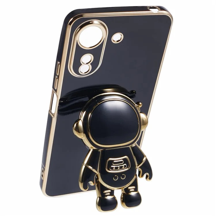 For Xiaomi Redmi 13C 4G / Poco C65 4G Case Astronaut Hidden Kickstand TPU Soft Phone Cover