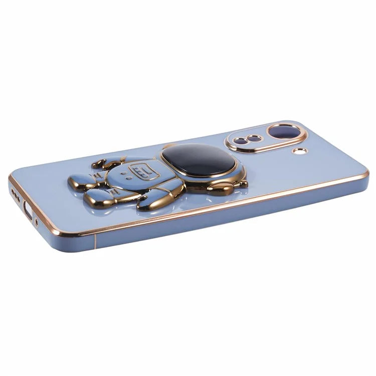 For Xiaomi Redmi 13C 4G / Poco C65 4G Case Astronaut Hidden Kickstand TPU Soft Phone Cover
