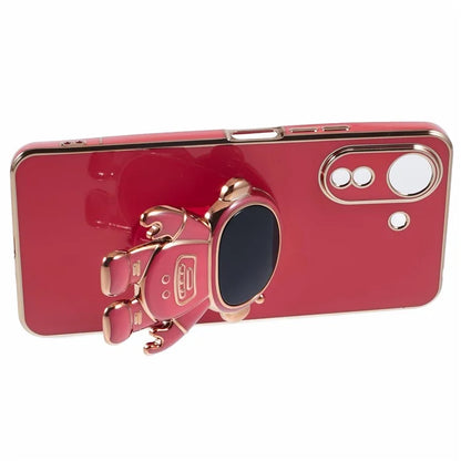 For Xiaomi Redmi 13C 4G / Poco C65 4G Case Astronaut Hidden Kickstand TPU Soft Phone Cover