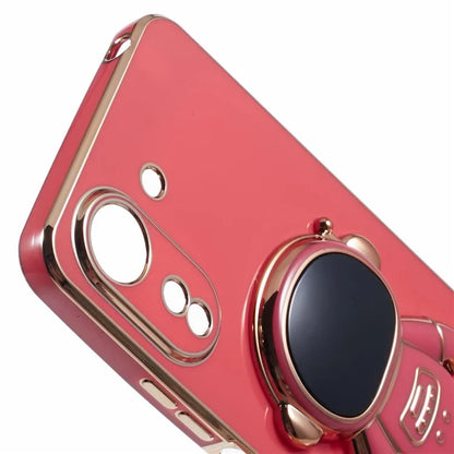 For Xiaomi Redmi 13C 4G / Poco C65 4G Case Astronaut Hidden Kickstand TPU Soft Phone Cover
