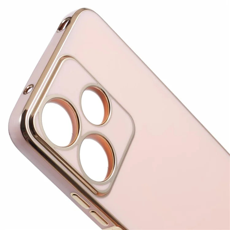 For Xiaomi Redmi 13 5G / 13 4G / Note 13R 5G Case TPU 6D Electroplating Phone Cover Shock-Absorption