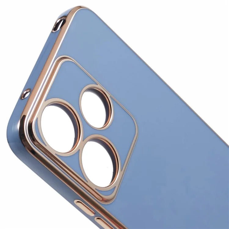 For Xiaomi Redmi 13 5G / 13 4G / Note 13R 5G Case TPU 6D Electroplating Phone Cover Shock-Absorption