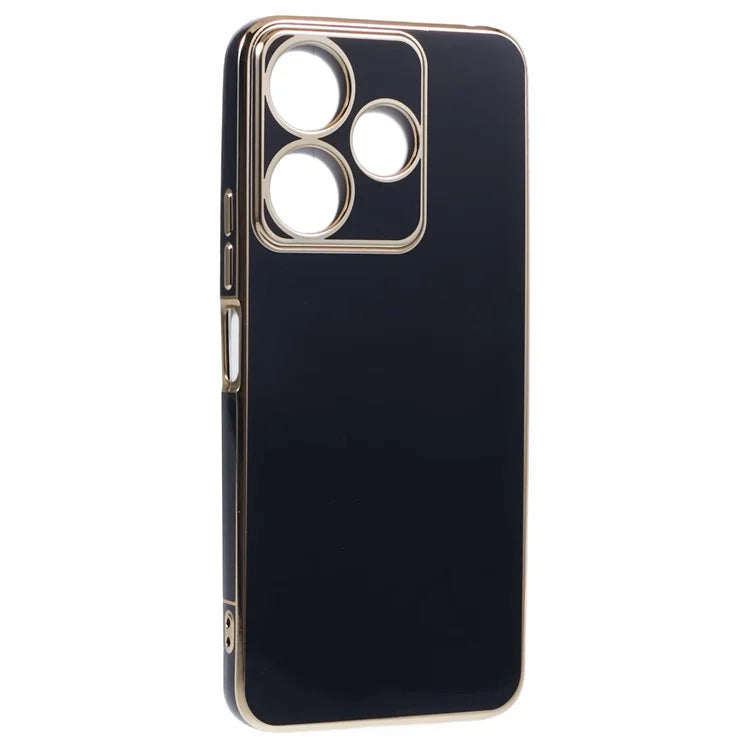 For Xiaomi Redmi 13 5G / 13 4G / Note 13R 5G Case TPU 6D Electroplating Phone Cover Shock-Absorption
