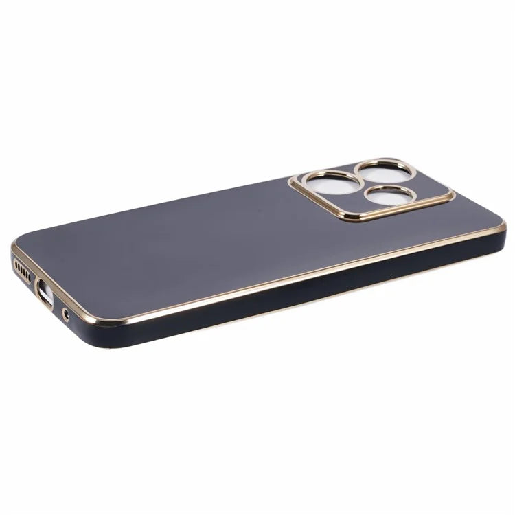 For Xiaomi Redmi 13 5G / 13 4G / Note 13R 5G Case TPU 6D Electroplating Phone Cover Shock-Absorption