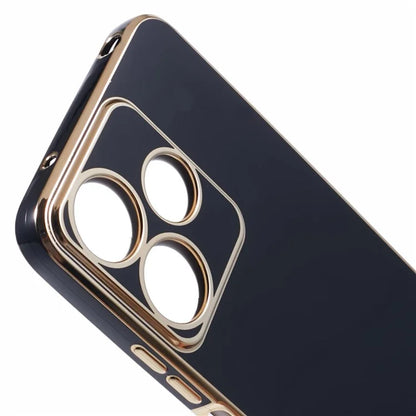 For Xiaomi Redmi 13 5G / 13 4G / Note 13R 5G Case TPU 6D Electroplating Phone Cover Shock-Absorption
