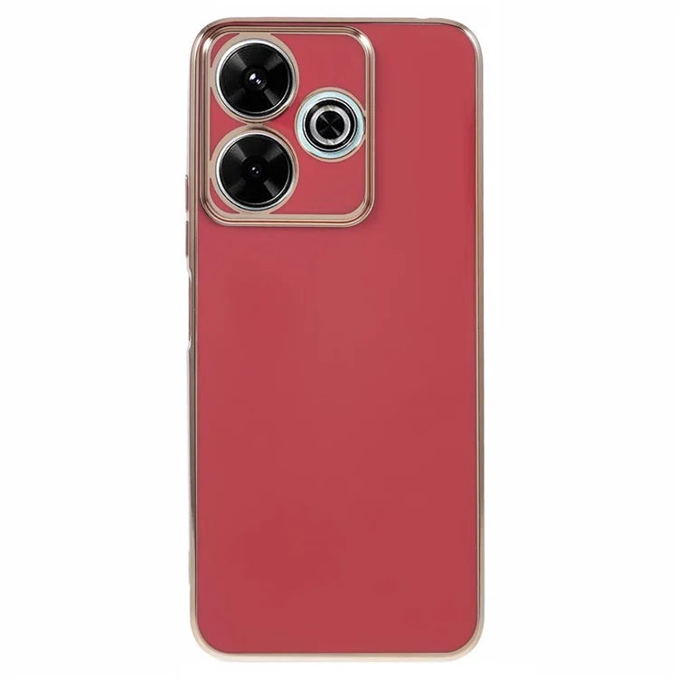 For Xiaomi Redmi 13 5G / 13 4G / Note 13R 5G Case TPU 6D Electroplating Phone Cover Shock-Absorption