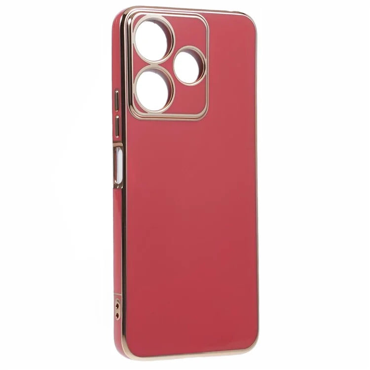 For Xiaomi Redmi 13 5G / 13 4G / Note 13R 5G Case TPU 6D Electroplating Phone Cover Shock-Absorption