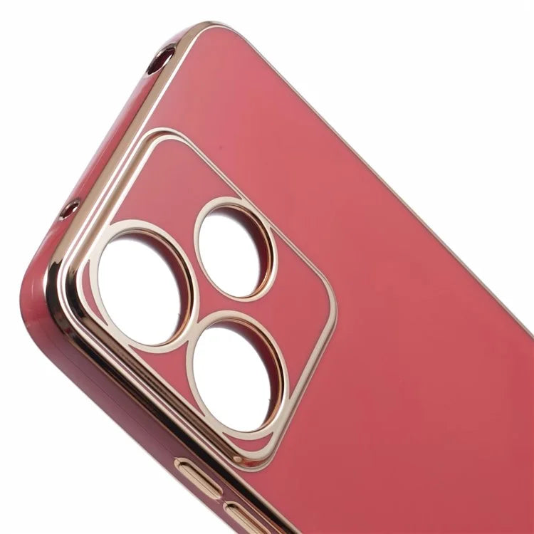 For Xiaomi Redmi 13 5G / 13 4G / Note 13R 5G Case TPU 6D Electroplating Phone Cover Shock-Absorption