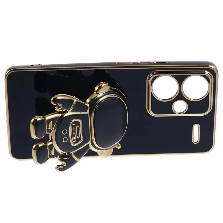For Xiaomi Redmi Note 13 Pro+ 5G Case Astronaut Kickstand Design TPU Phone Cover Precise Cutout