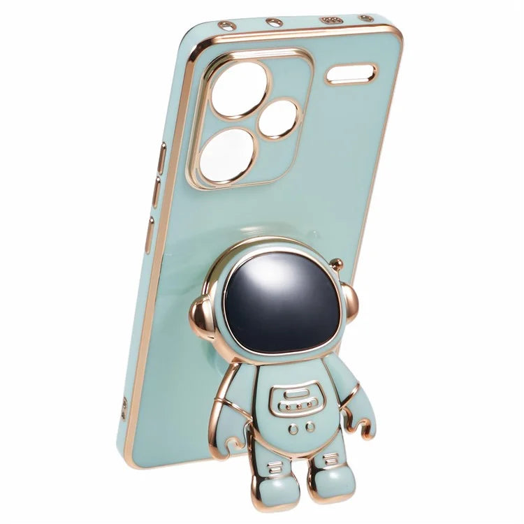 For Xiaomi Redmi Note 13 Pro+ 5G Case Astronaut Kickstand Design TPU Phone Cover Precise Cutout