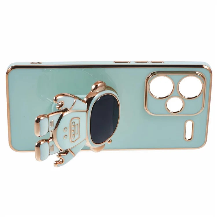 For Xiaomi Redmi Note 13 Pro+ 5G Case Astronaut Kickstand Design TPU Phone Cover Precise Cutout