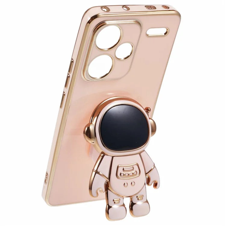 For Xiaomi Redmi Note 13 Pro+ 5G Case Astronaut Kickstand Design TPU Phone Cover Precise Cutout