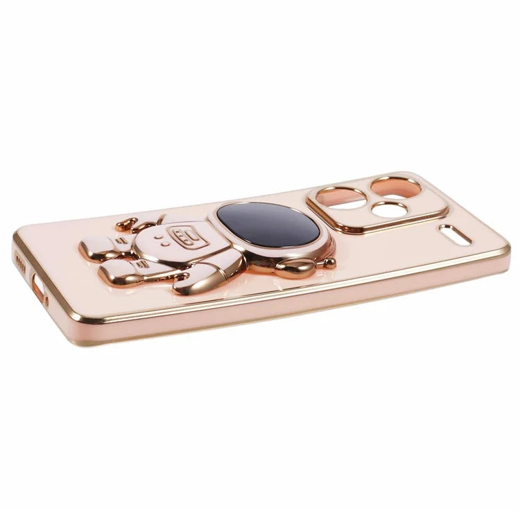 For Xiaomi Redmi Note 13 Pro+ 5G Case Astronaut Kickstand Design TPU Phone Cover Precise Cutout