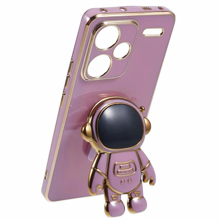 For Xiaomi Redmi Note 13 Pro+ 5G Case Astronaut Kickstand Design TPU Phone Cover Precise Cutout