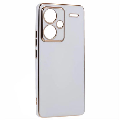 For Xiaomi Redmi Note 13 Pro+ 5G Case Glossy TPU Phone Cover 6D Electroplating  Drop Impact