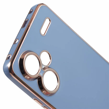 For Xiaomi Redmi Note 13 Pro+ 5G Case Glossy TPU Phone Cover 6D Electroplating  Drop Impact