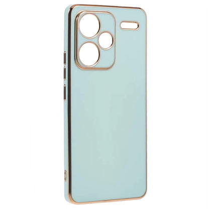 For Xiaomi Redmi Note 13 Pro+ 5G Case Glossy TPU Phone Cover 6D Electroplating  Drop Impact