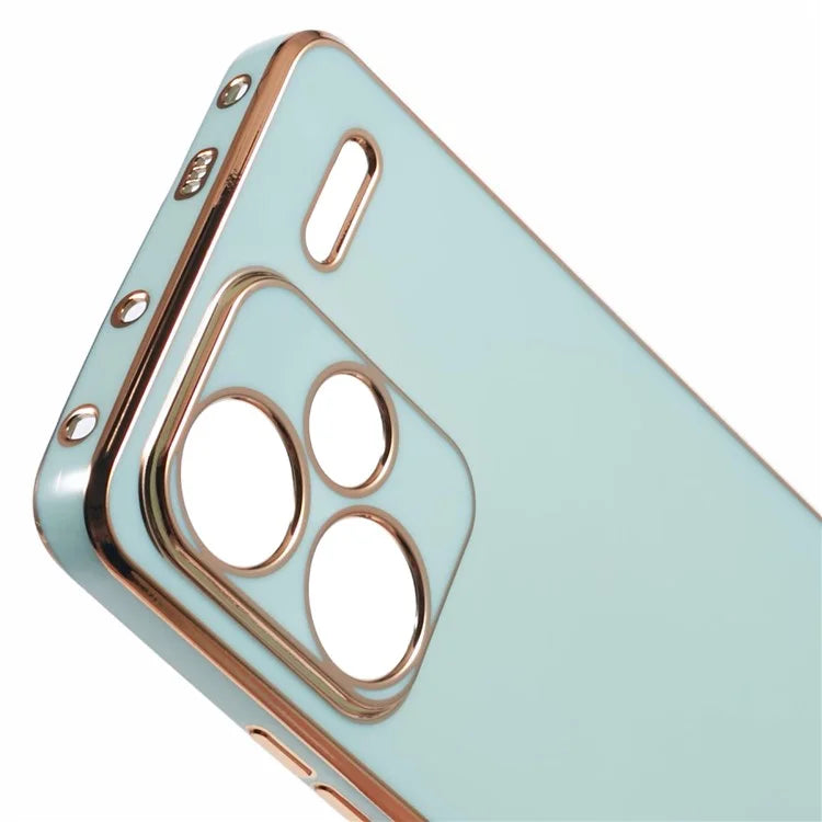 For Xiaomi Redmi Note 13 Pro+ 5G Case Glossy TPU Phone Cover 6D Electroplating  Drop Impact