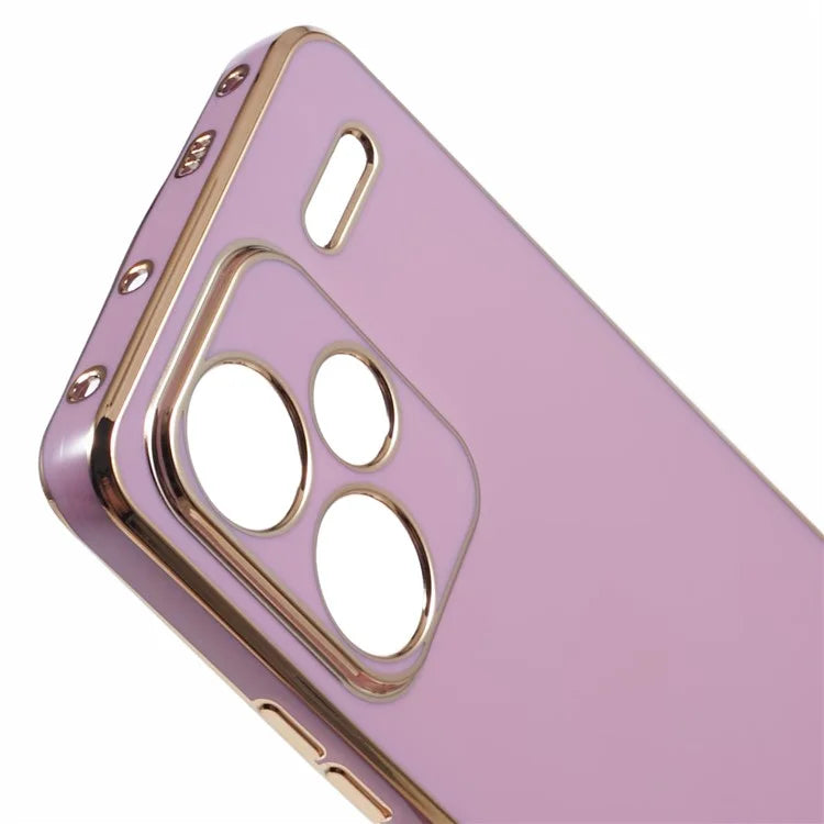 For Xiaomi Redmi Note 13 Pro+ 5G Case Glossy TPU Phone Cover 6D Electroplating  Drop Impact