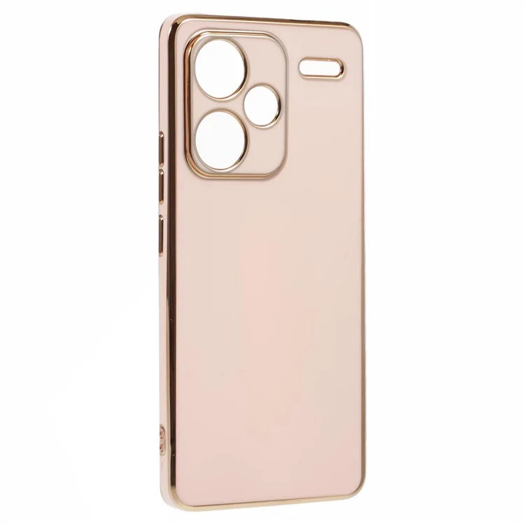 For Xiaomi Redmi Note 13 Pro+ 5G Case Glossy TPU Phone Cover 6D Electroplating  Drop Impact